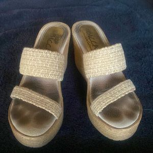 Sbicca wedges size 6